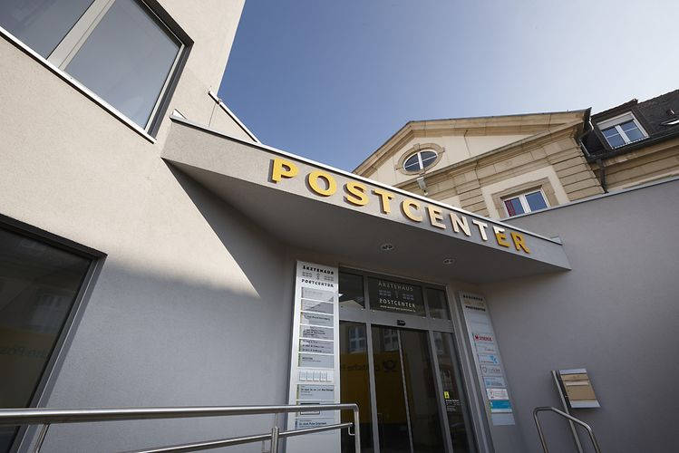 Postcenter – Eingang Hildastraße